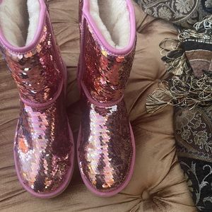 Pinkish Bling UGG boots size 9